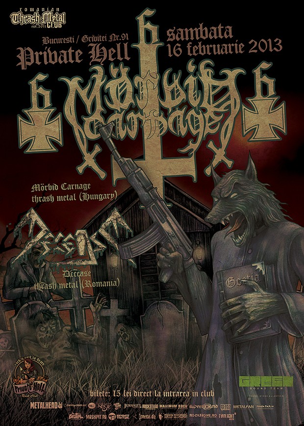 Concert Mörbid Carnage in Bucuresti – UPDATE